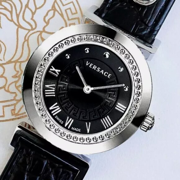 Versace Black Dial 35mm Watch New main image 5